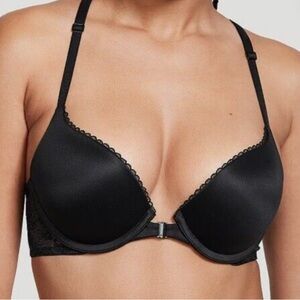 Lace Racerback Black Bra